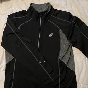 NWOT 3/4 zip running pulloved asic size M